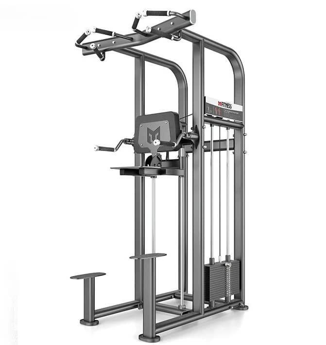 Multifunctional Fitness Equipment for Exercises with Commercial Parallel Gym Bar