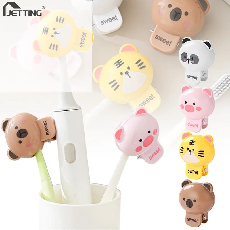 1/2/4pcs Animali Spazzolino Testa Copertura Pinze Capibara Spazzolino Elettrico Portatile Antipolvere Testa Protezione Cap Viaggio Domestico