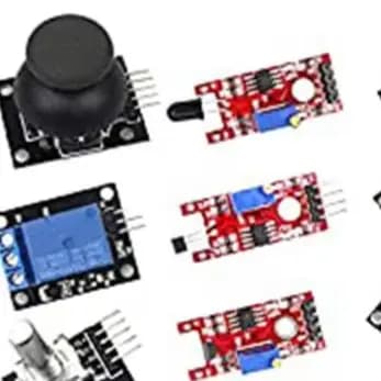 Kit Modulo Sensore 45-in-1 per Arduino Pi Smart Car Robot - Set di Avvio per l'Apprendimento Elettronico Fai-da-te, Accessorio Strumento per l'Ingrosso