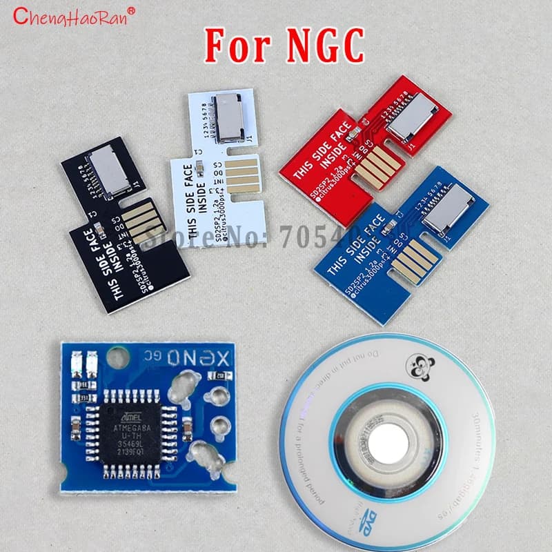 1PC Adattatore ModChip per Lettura Diretta Swiss SD2SP2 NGC GameCube per Lettore di Schede SD/TF