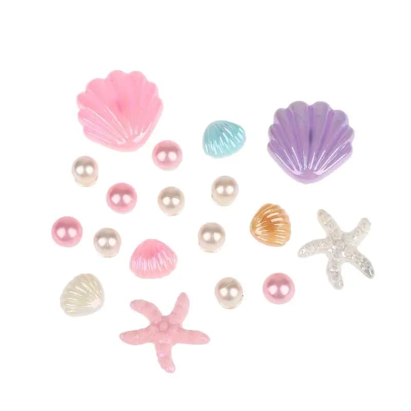 10/18Pcs Shoe Decor Buckle Pins Starfish Shell Marine Series Shoe Charms Accessories For Clogs Slide Sandals Boys Girls Gifts