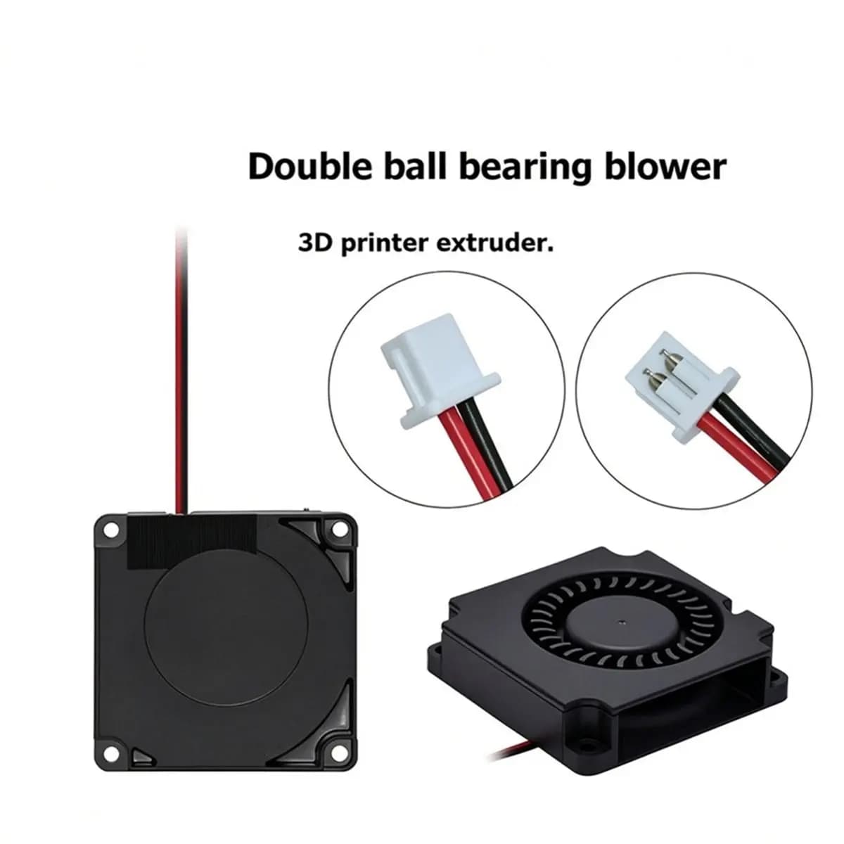 2 Pcs 4010 Cooling Fan for 3 V3 SE 3D Printer Part 24V 4010 Extruder Turbo Fan for Hotend Cooling Replacement