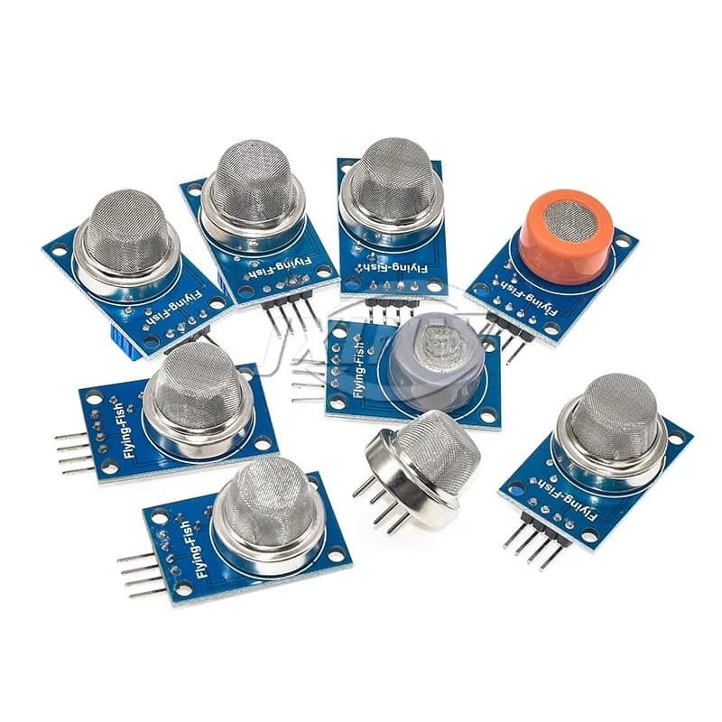 MQ2 MQ3 MQ7 MQ9 MQ135 Smoke Air Alcohol Hydrogen CO Combustible Gas Sensor Module Probe108