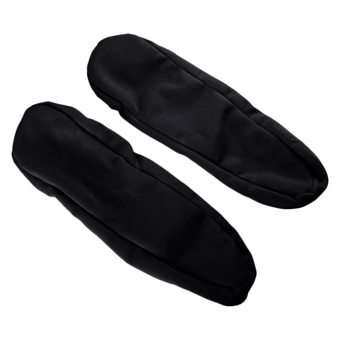 1 pair of seat covers in black elastic fabric, universal, suitable for cars, van, truck, SUV