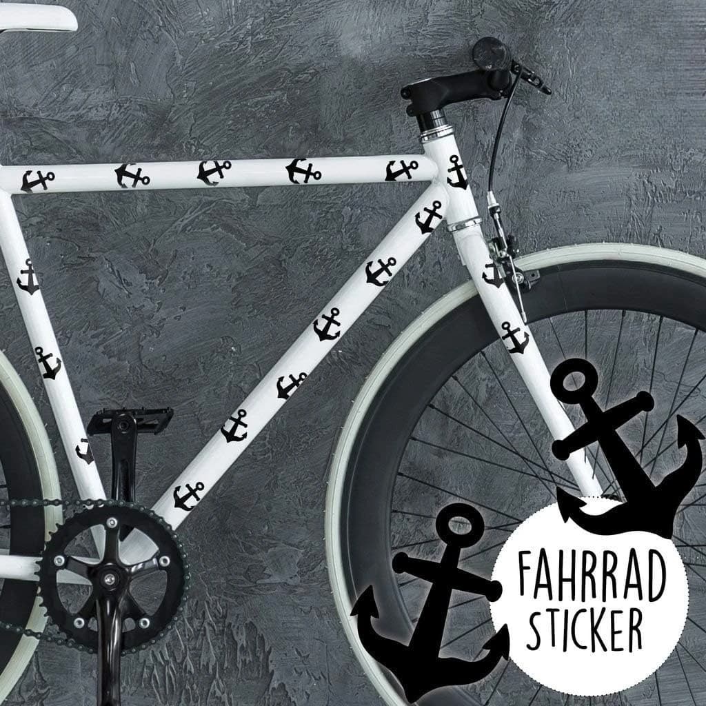 Black Anchor Maritime Style 2D Flat Stickers 35PCS, Waterproof Vinyl Decals for Bicycle Skateboard Water Cup & Motorcycle Helmet