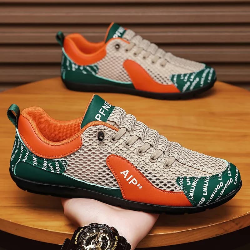 Casual Summer Men Shoes Lightweight Breathable Leisure Sneakers Trend Versatile Running Sports Shoes Men Beanie Shoes Zapatillas