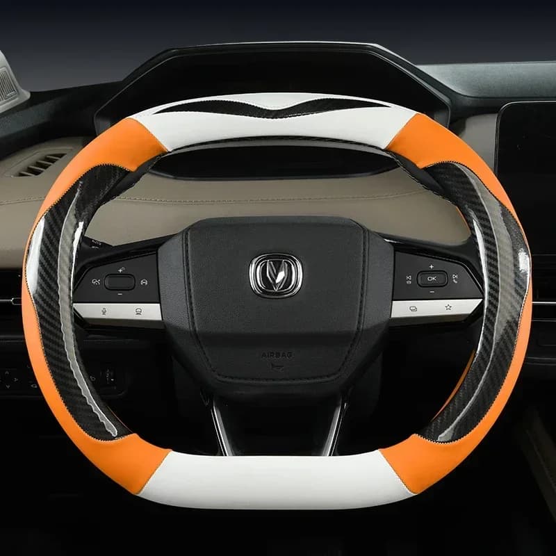 Changan CS55 Plus Univ UNI-V Car Accessories Carbon Fiber Double Type D Anti-slip Suction Resistant
