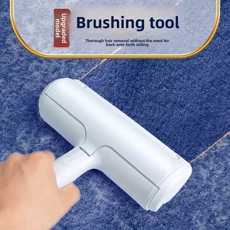 Reusable Pet Lint Roller Washable Tear‑off Hair Remover Brush Clothes Dogs Cats