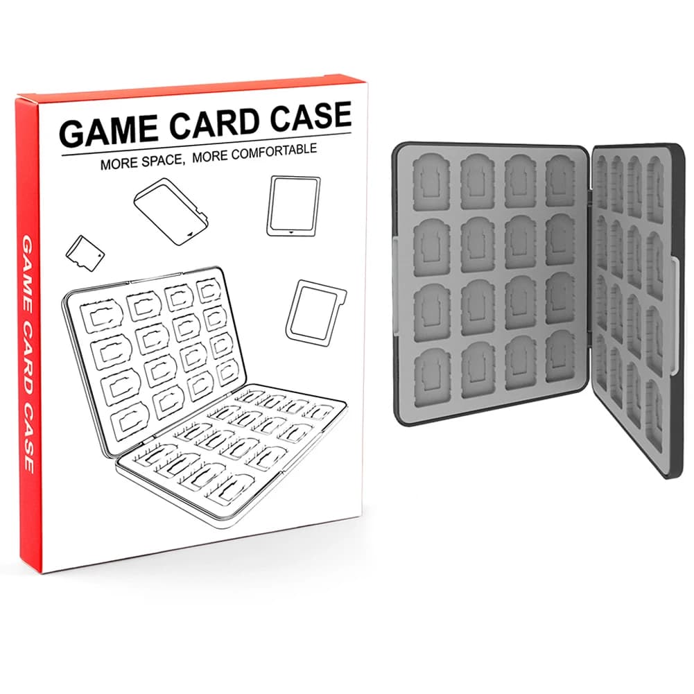 Custodia per Schede di Gioco con 32 Slot, Organizzatore Protettivo Portatile per Schede di Gioco Switch 2 2025/OLED/Lite, Accessori