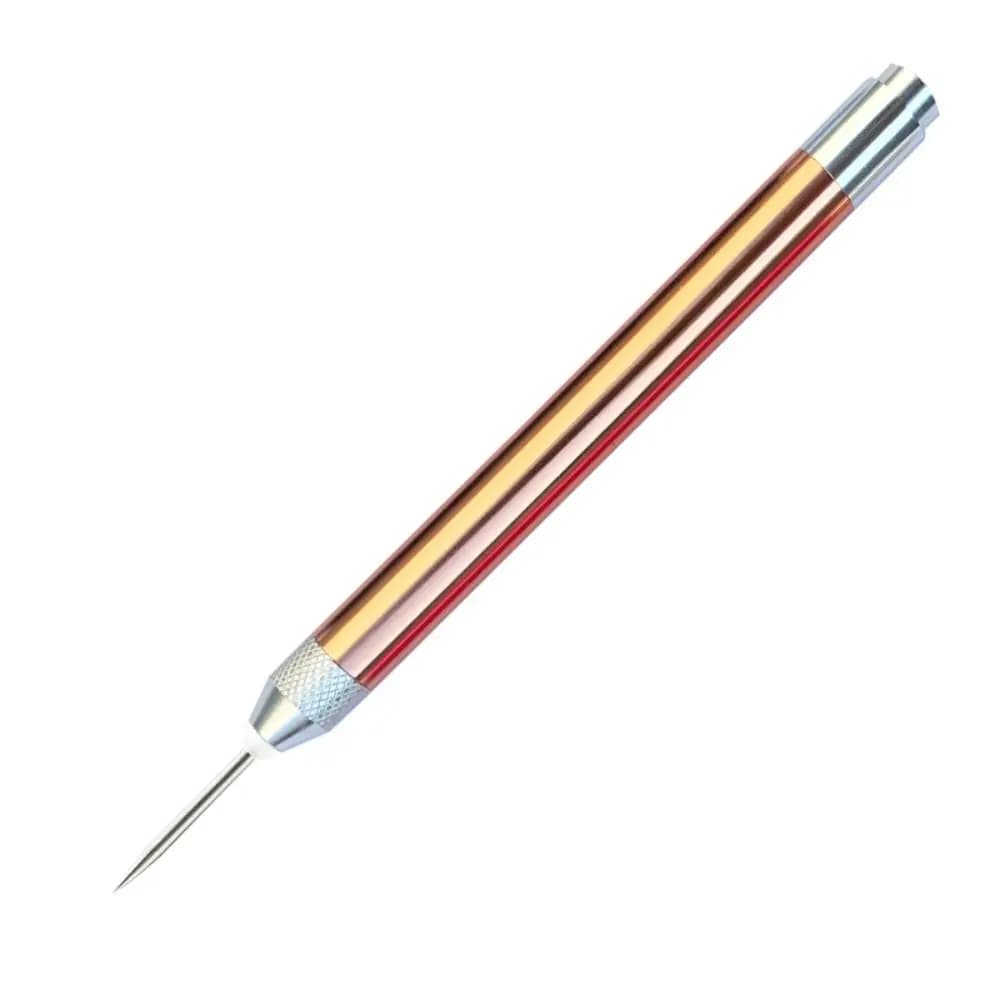 Aluminum Vinyl Weeding Pen With LED Light Iron-on Project Cutter LED Weeding Pen Anti-Slip DIY Carving Tool