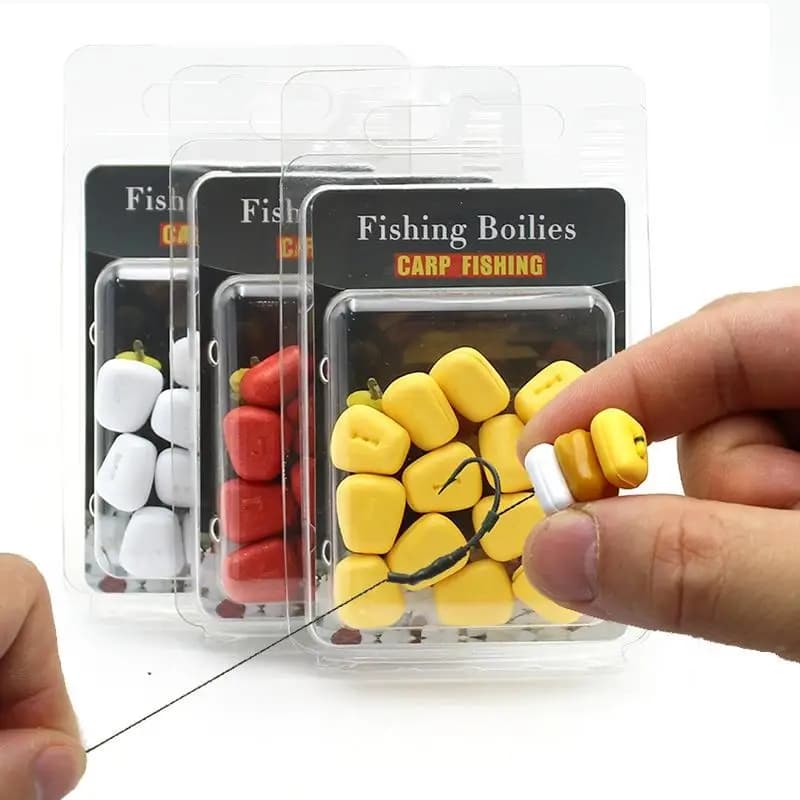1/3 Boxes Carp Fishing Bait Corn Boilies Fake Simulated Corn Lure Method Feeder Fishing Rig Floating Fish Tackle Accessories