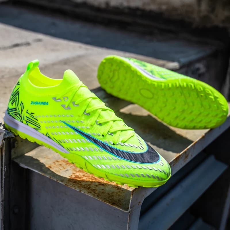Mens Soccer Shoes Outdoor TF/FG Training Football Sneakers Non-slip Youth Turf Soccer Cleats Chuteira Campo