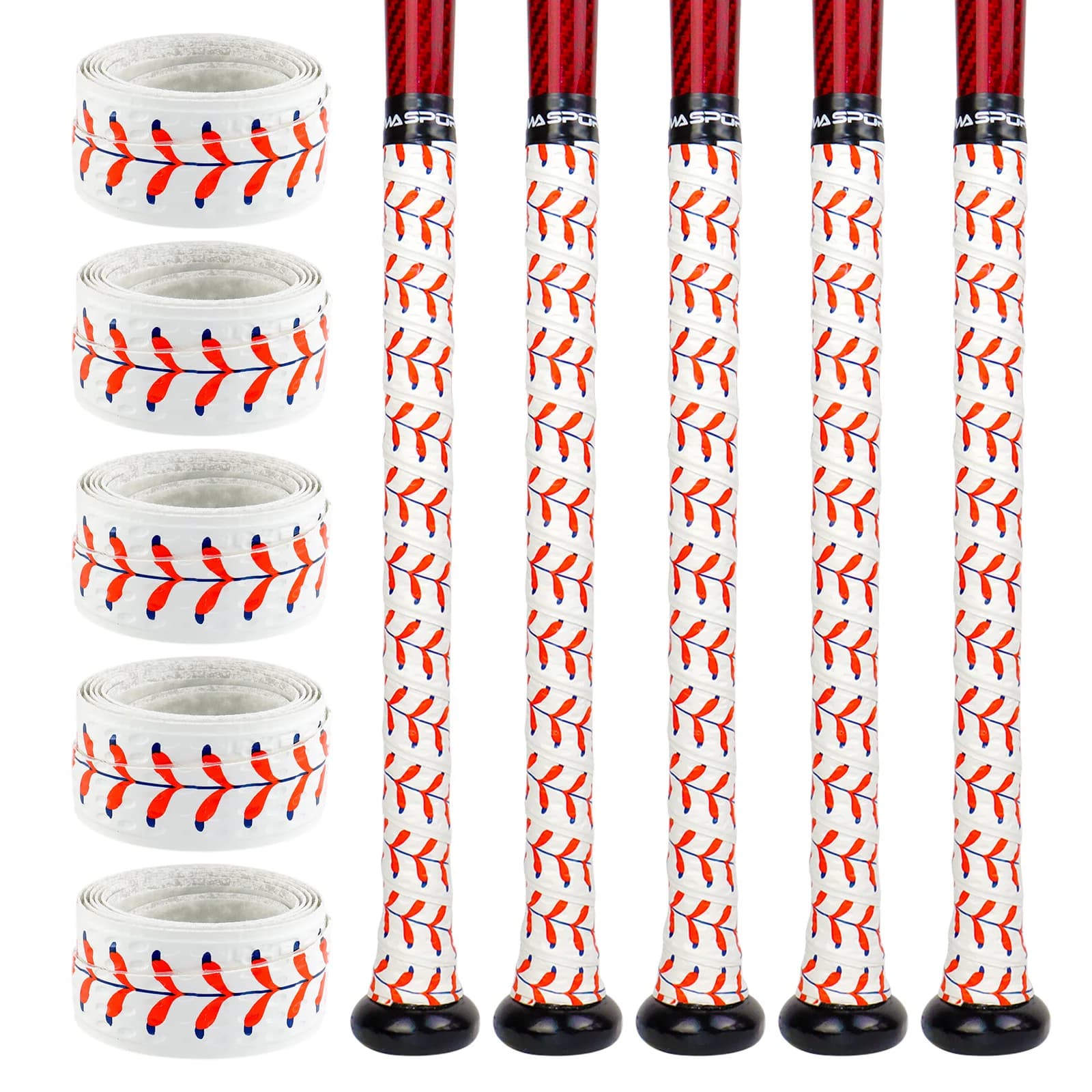 AMASPORT 5PCS TB13 Tennis Overgrip Padel Rack Single Non-slip Outdoor Training Replacement Tenis Grip Tape