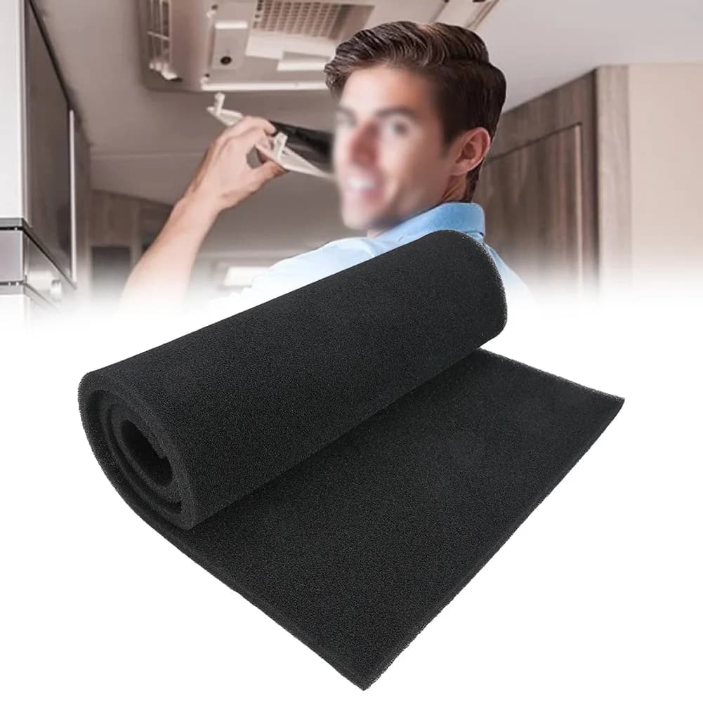 1 rotolo 1mx40cm filtro del condizionatore d'aria sostituzione filtro a carbone attivo foglio di spugna accessori filtro purificatore d'aria