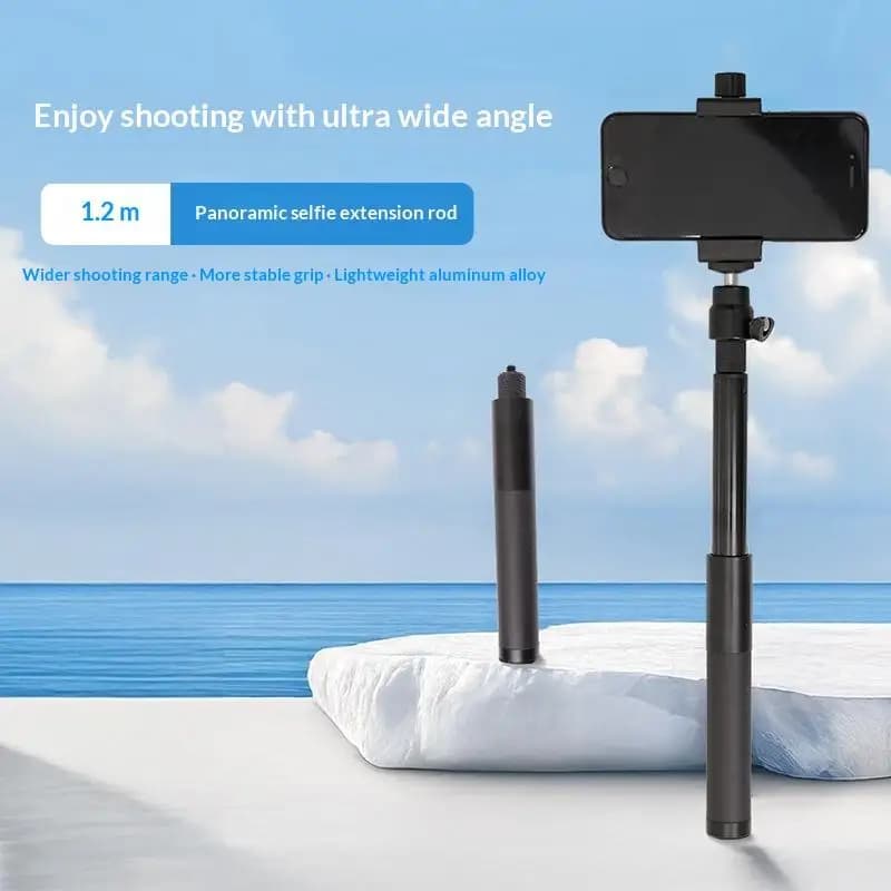 Bullet Time Bundle Invisible Selfie Stick Foldable Tripod Portable Accessory for Short Video Creation Live Streaming