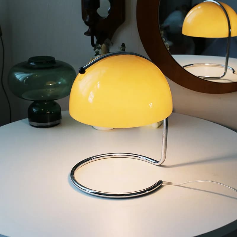 Bauhaus lampada da tavolo moderna a fungo per camera da letto comodino soggiorno Nordic LED lampade da scrivania Creative lampada per aromaterapia senza fuoco