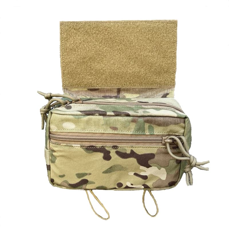 Custodia tattica sospesa MK3 MK4 Portapiatti Borsa addominale Gilet multifunzionale EDC Multicam Fanny Pack Gear