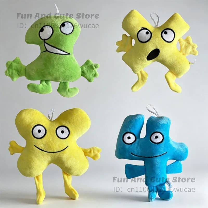 Nuovo Arrivo BFDI Battle For Dream Island Peluche Morbido Animale Imbottito Carino Regalo Numero X Decorazione Stanza