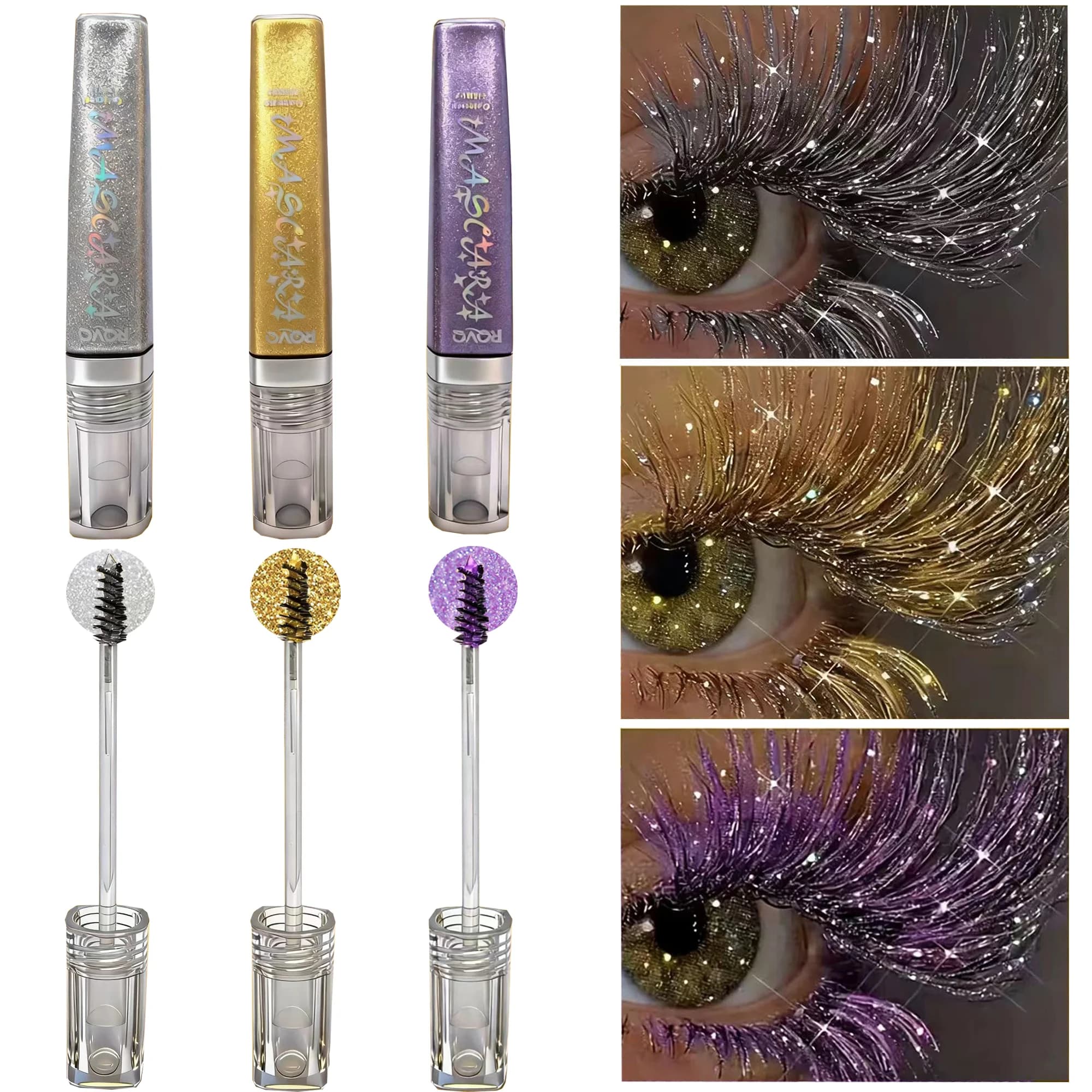 Mascara lucido, impermeabile, resistente, facile da applicare, effetto trucco naturale