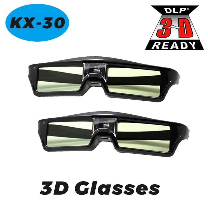 1/2 PCS KX-30 Occhiali 3D DLP-LINK Otturatore attivo universale per Xgimi Z4X Optoma Sharp LG Acer H5360 Jmgo BenQ w1070 Proiettori