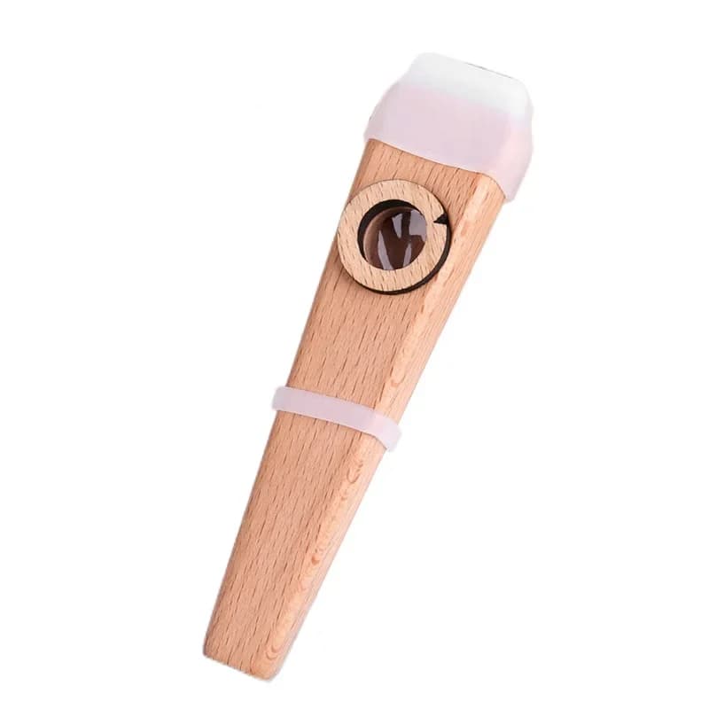 Legno Kazoo Kazoo flauto di legno chitarra Ukulele accompagnamento principianti per suonare il flauto sono semplici per imparare lo strumento