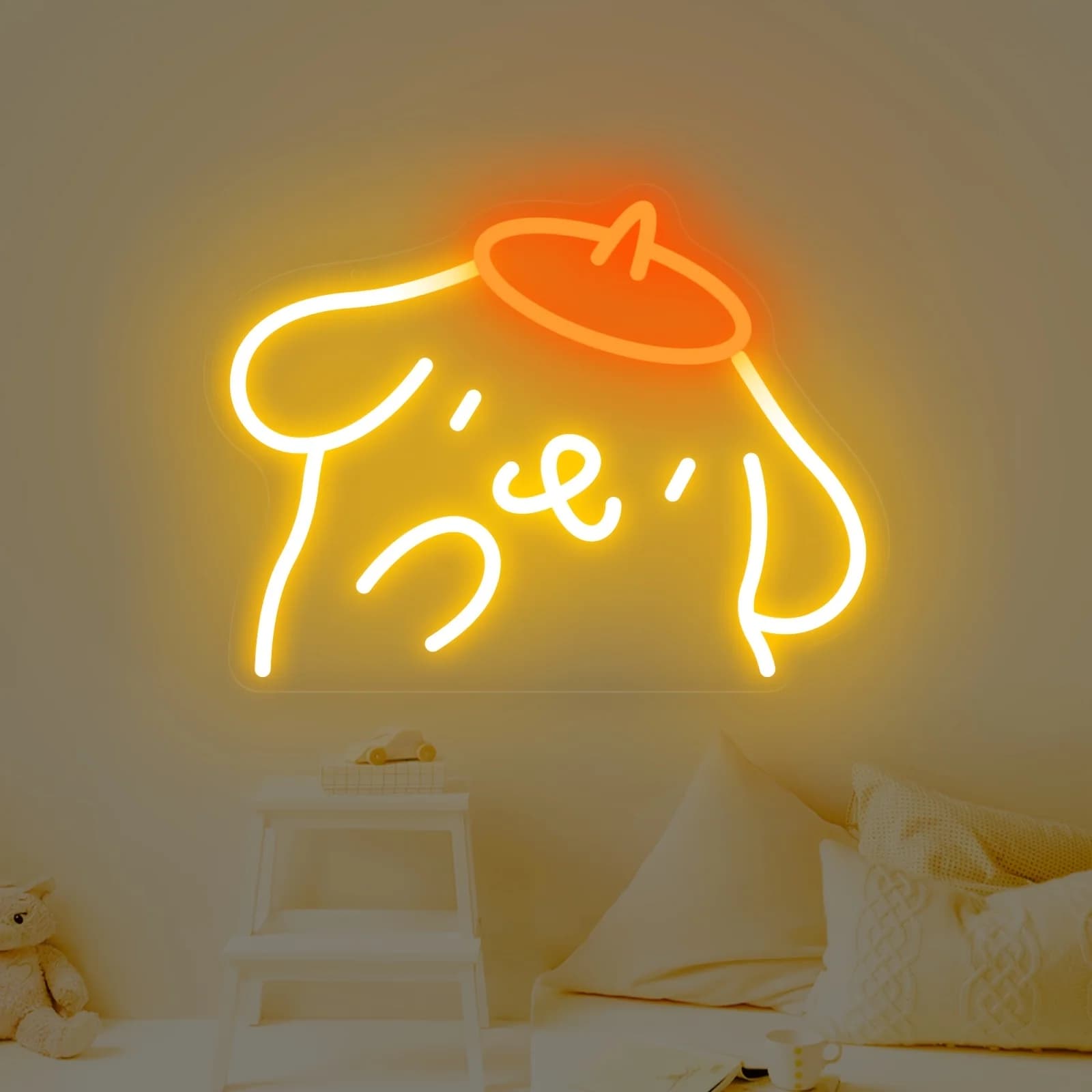 Insegna al neon Pudding Dog, luce LED al neon dimmerabile USB per studio, bar, man cave, camera da letto, sala giochi, decorazione da parete per feste