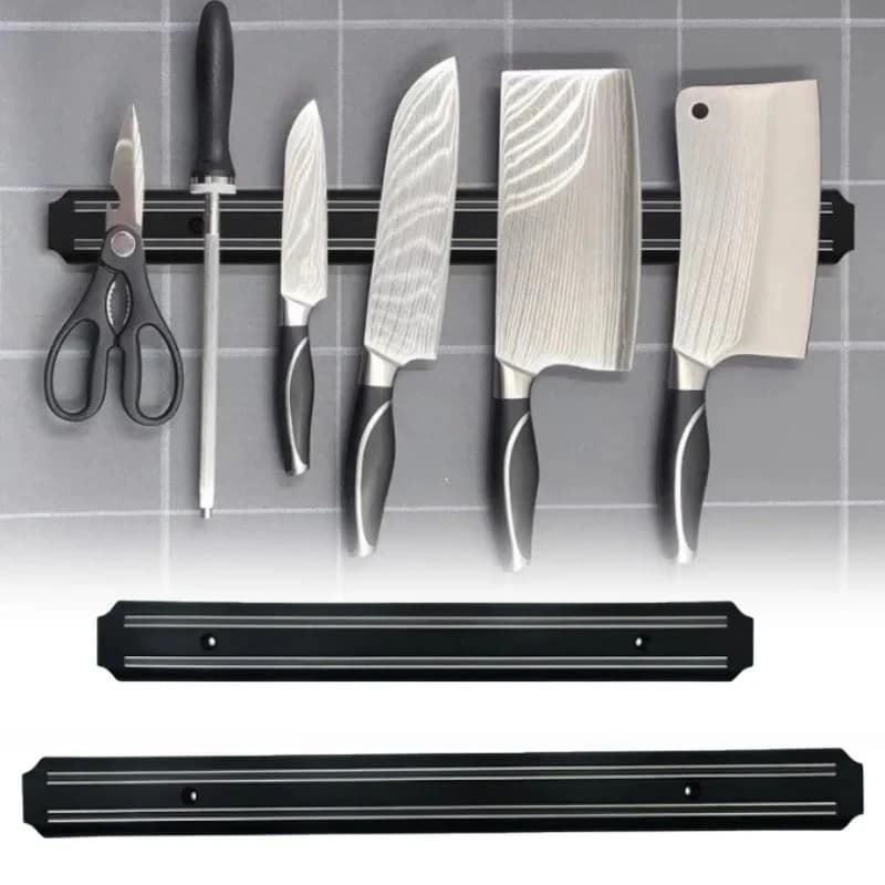 1pc Maximize Your Kitchen Space with This Magnetic Knife Strip Steel Knife Bar for Holder RackUtensils Tools Kitchen Accessories