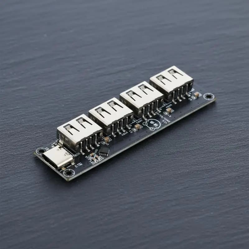 Hub USB 2.0 a 4 Porte, Modulo CH334, Potente Estensione per PC, Laptop, Console di Gioco e Intrattenimento