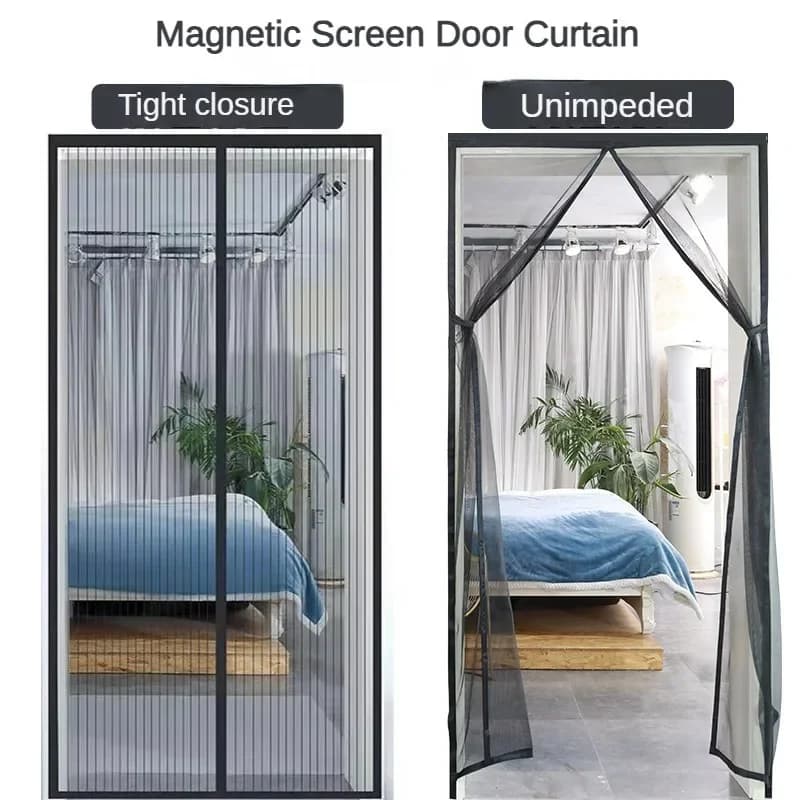 Mosquito curtain for window Mosquito screen Automatic closing door Ventilation curtains domestic net magnetic