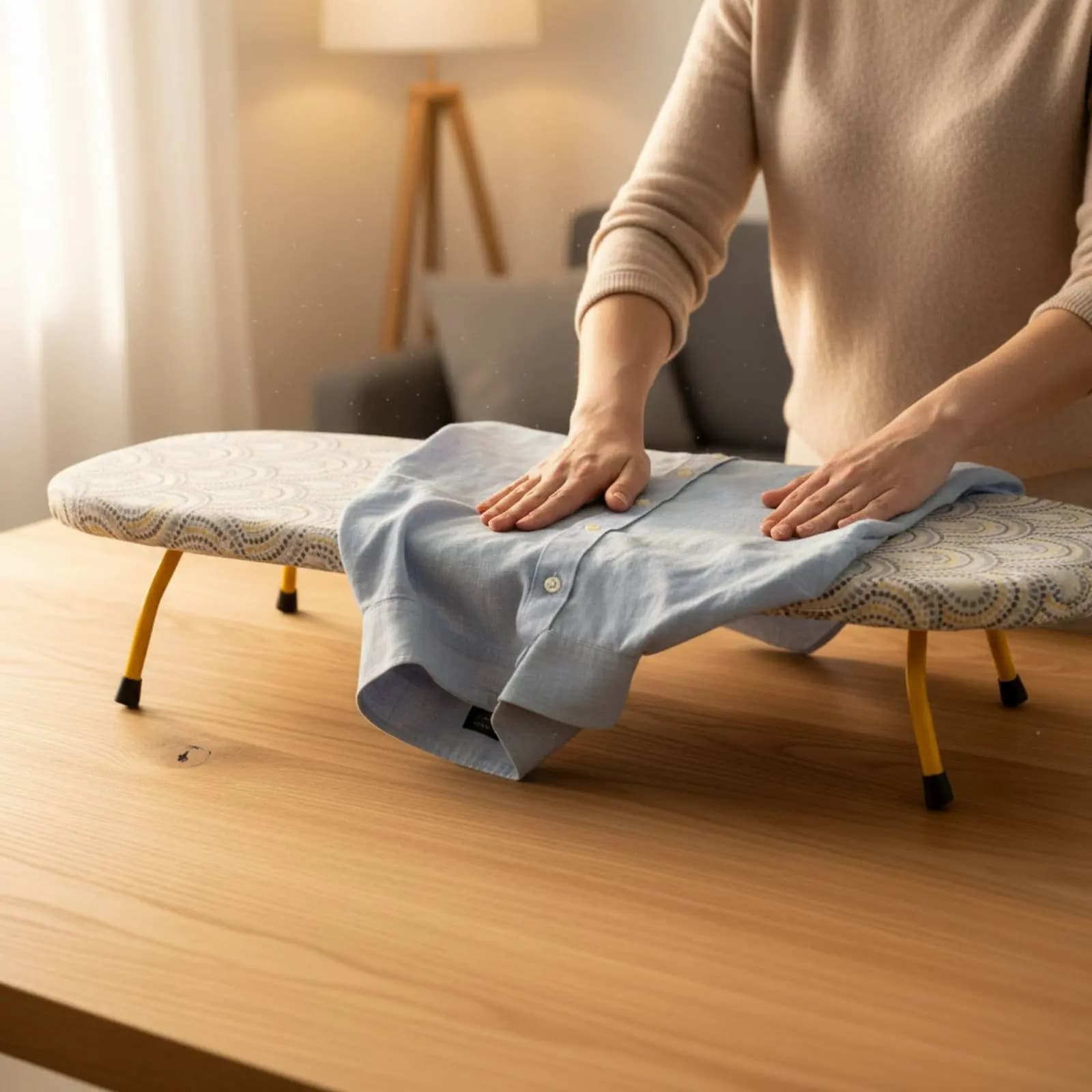 Tabletop Ironing Board Anti-Slip Folding Ironing Board Mini Iron Pad Easy to Clean Multipurpose for Home