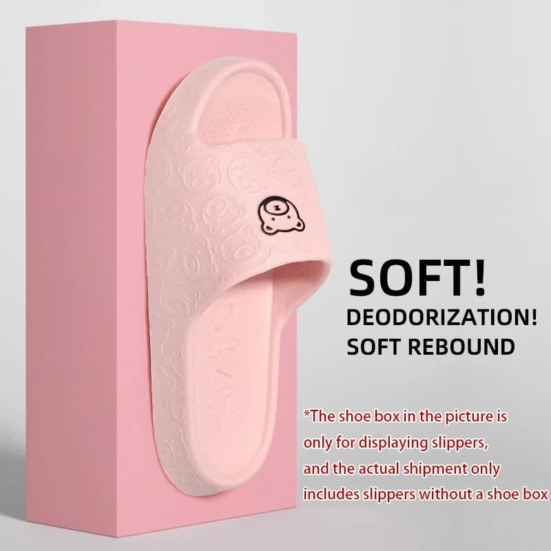 SummerHome UseEVA Slippersfor WomenCute Cartoon Design Indoor Slip-On Shoes Non Slip Soft Sole Breathable Daily Outdoor Footwear