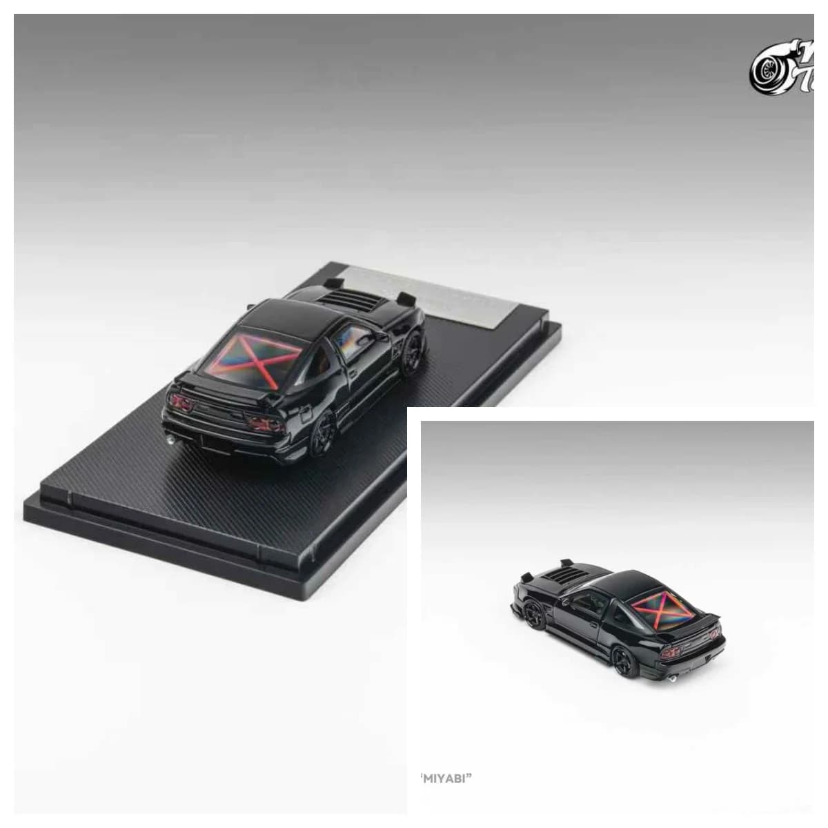 Micro Turbo 1·64 180SXSpirit“MIYABI” PianoBlack Diecast Model Car In 2026 Collection Gift