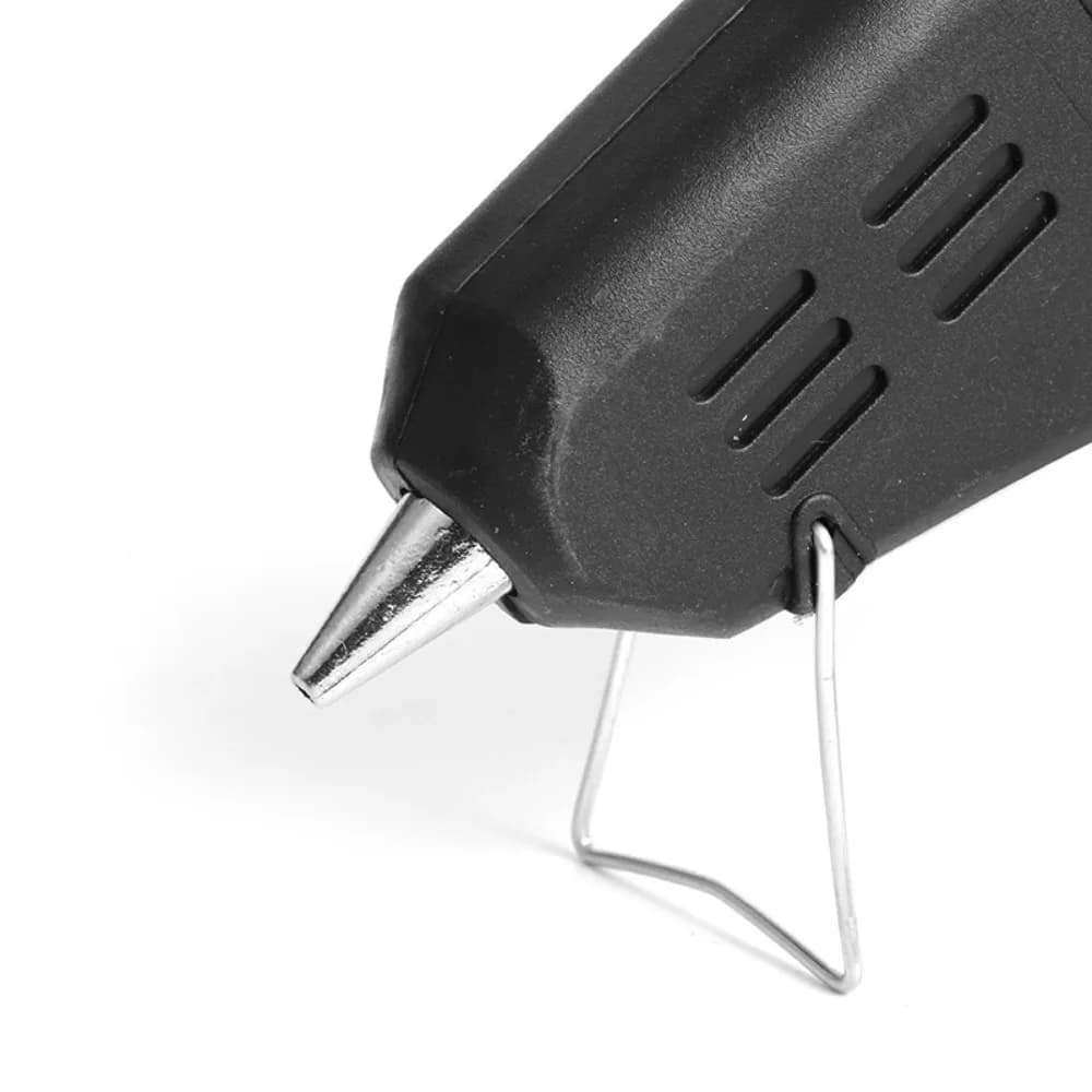DIY Plastic Hot Melt Glue Gun Black Heat Glue Sticks Thermo Electric Temperature Industrial Guns