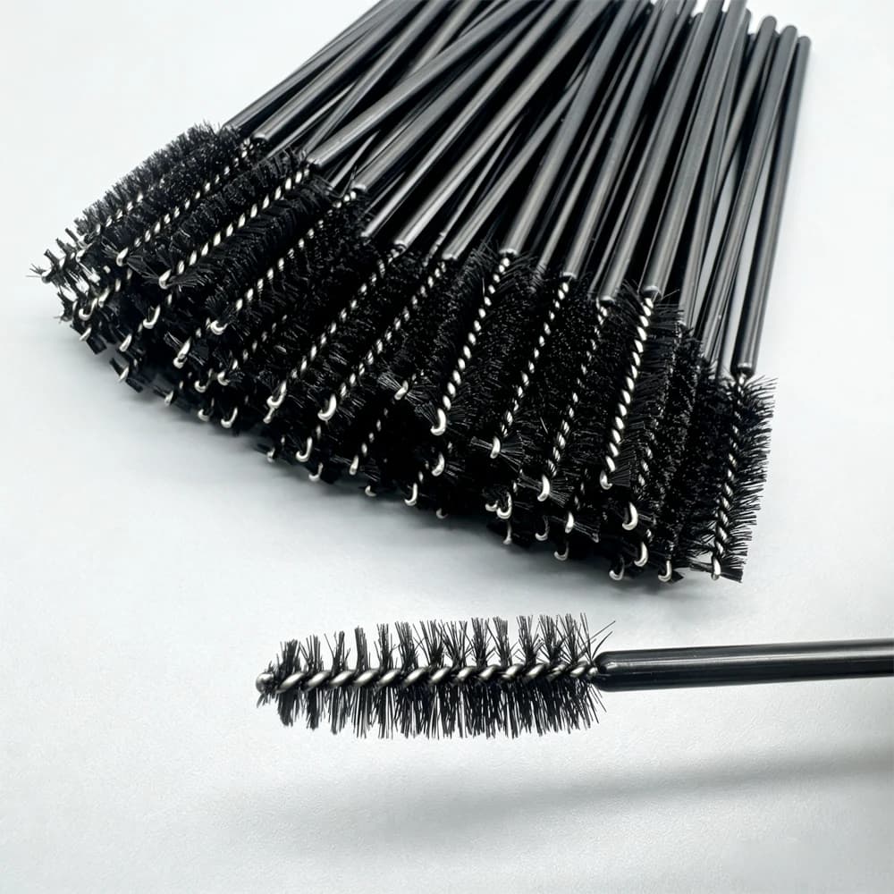 50Pcs Eyelash Brushes Applicator Mascara Makeup Brush Beauty Eyelash Extension Professional Tool Crystal Eye Lashes Brushes