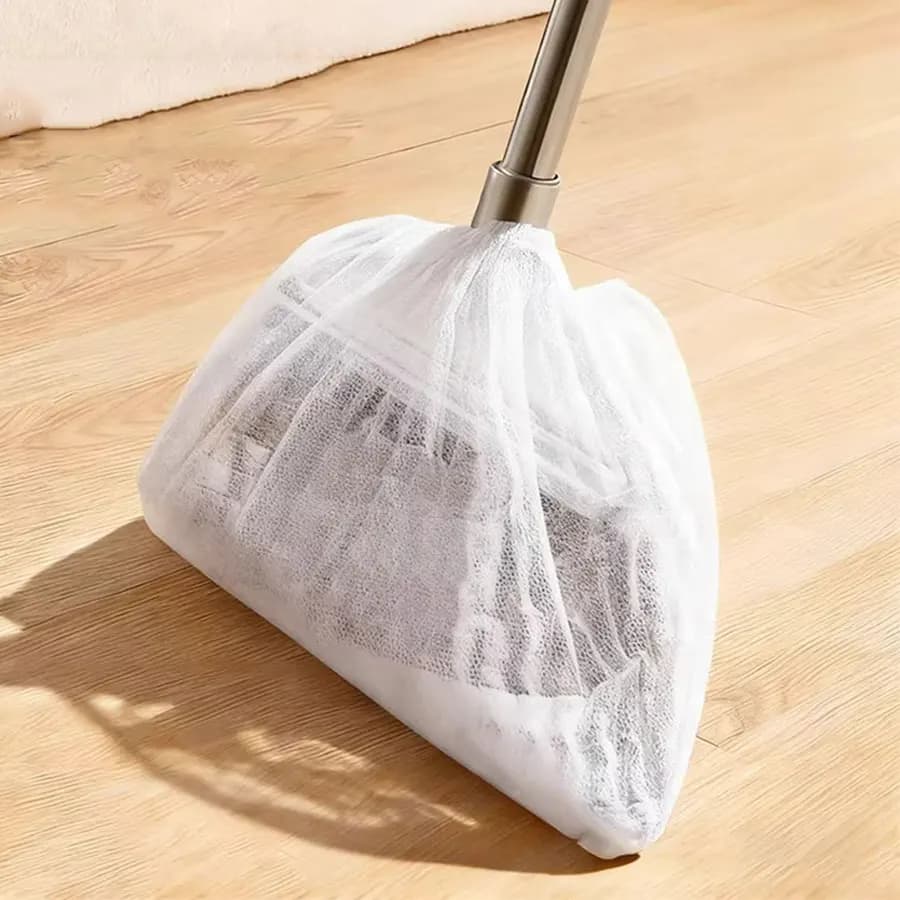 100pcs，Disposable broom cover, ground hair cleaning cover, crevice dust adsorption cleaning tool