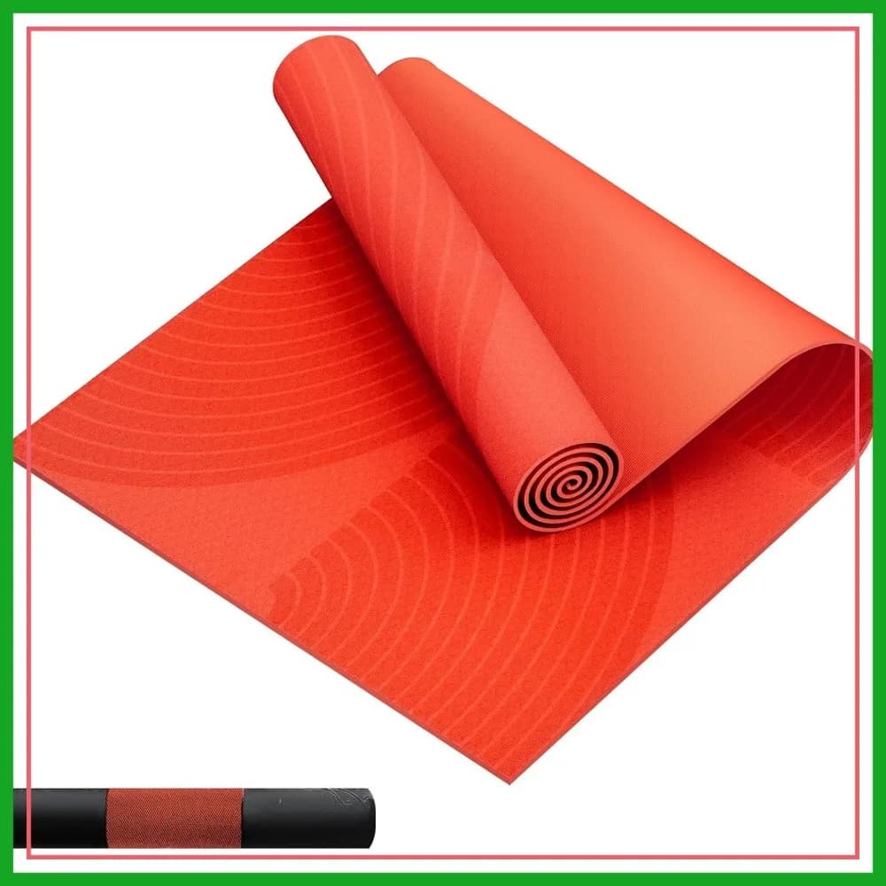 Tappetino Yoga Extra Large 183x91 cm - Spessore 6 mm, Antiscivolo, per Yoga, Pilates, Allenamenti a Casa, con Borsa per il Trasporto