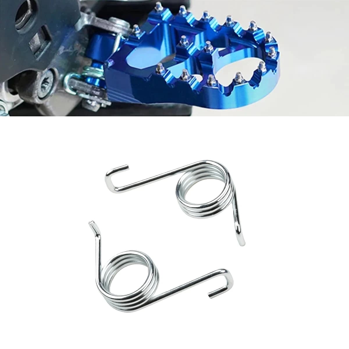Motorcycles Accessories For WR450F WR250F YZ450FX YZ250FX YZ450F YZ250F 2023-2025 A Pair Foot Peg Footpegs Spring