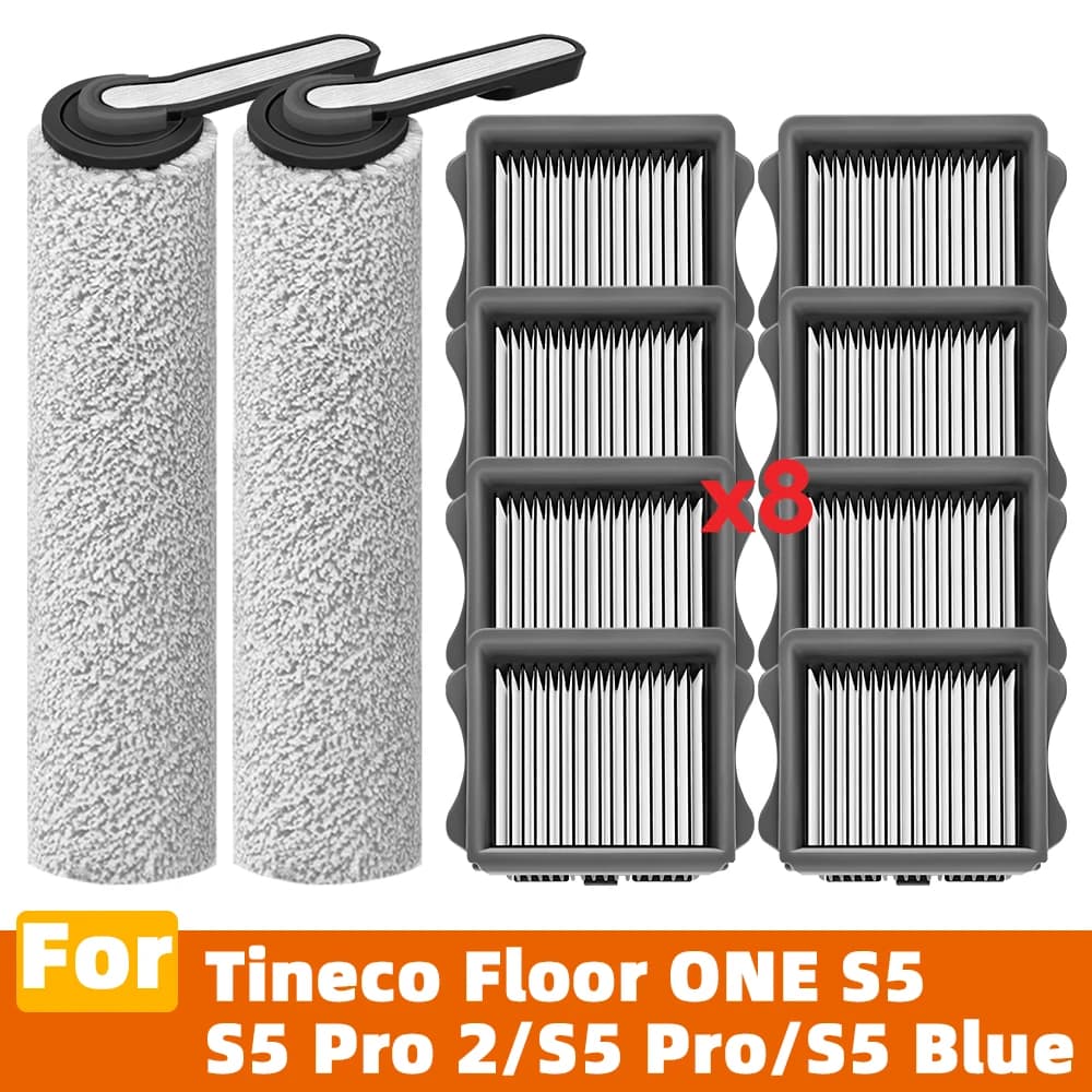 Compatibile per Tineco Floor ONE S5 / S5 Pro 2 / S5 Pro / S5 Blue Parti per aspirapolvere Rullo Panno mop Filtro HEPA Accessori di ricambio