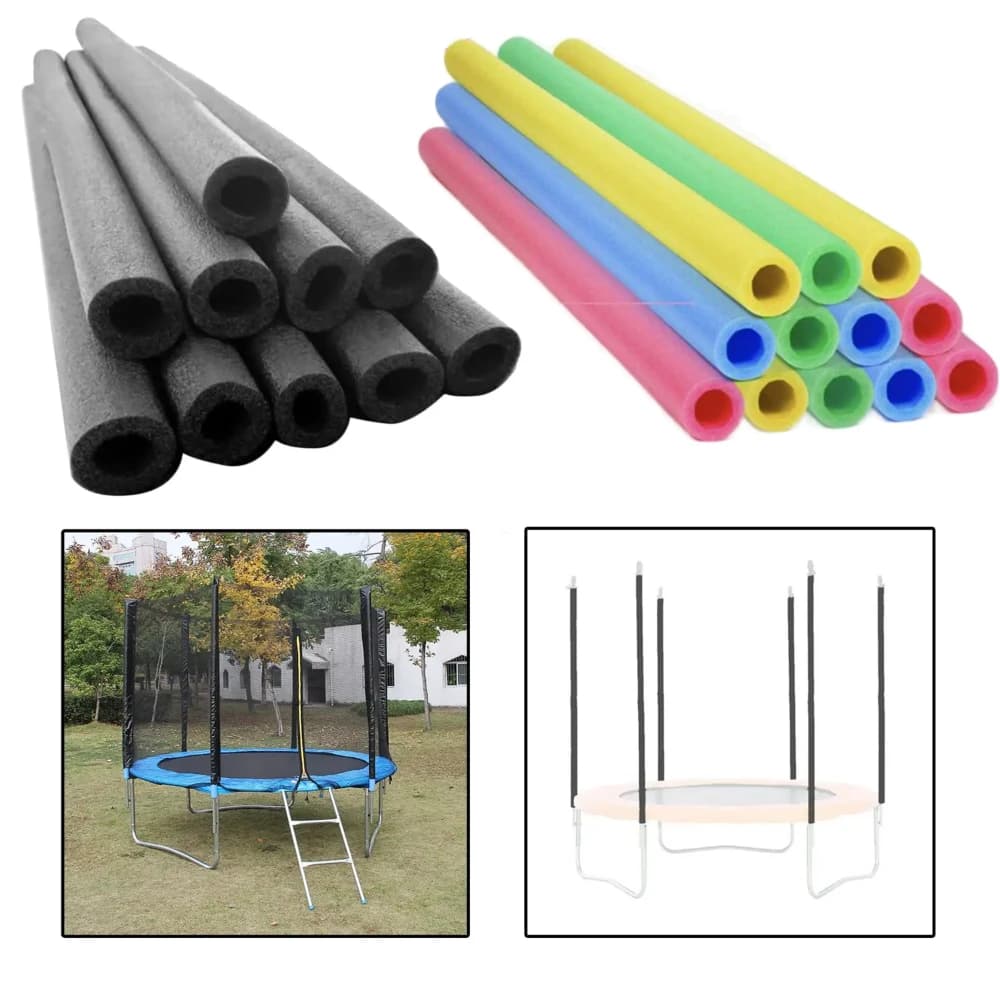 1-12 pieces cover for ball trampoline foam fence spare part protective sleeves adjustable foam for children's bed