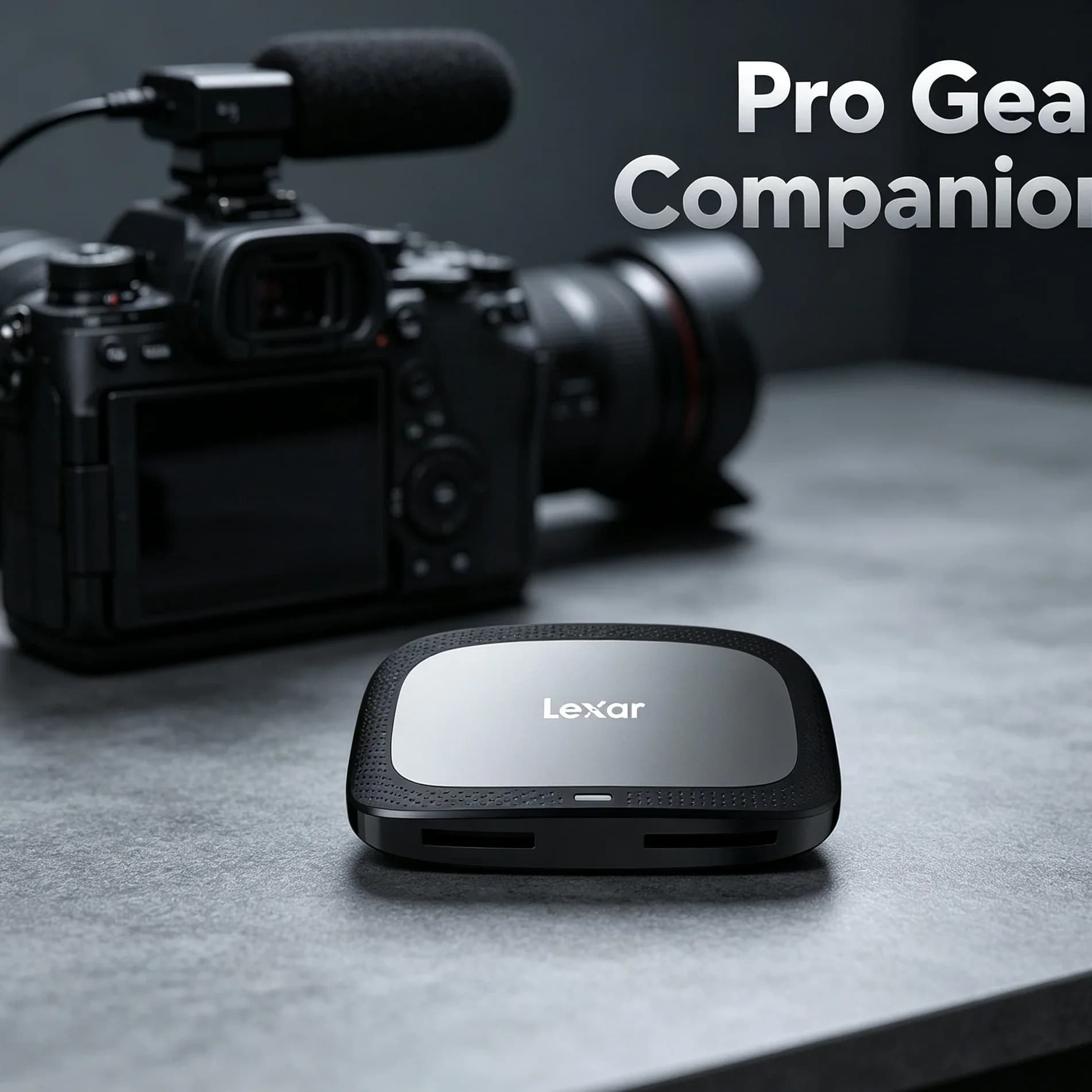 Lexar CFexpress Type A Card Reader RW530 USB 3.2 900MB/s SD UHS-II Dual Slot Memory Card Reader Professional Photo Workflow