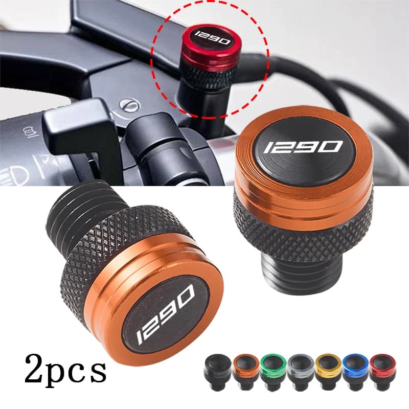 Moto M10 * 1.25 Viti In Alluminio Bulloni Foro Specchio Tappi Tappo Per KTM 1290 SUPER DUKE R SUPER ADVENTURE S/R 1290 SAS 2017-2025