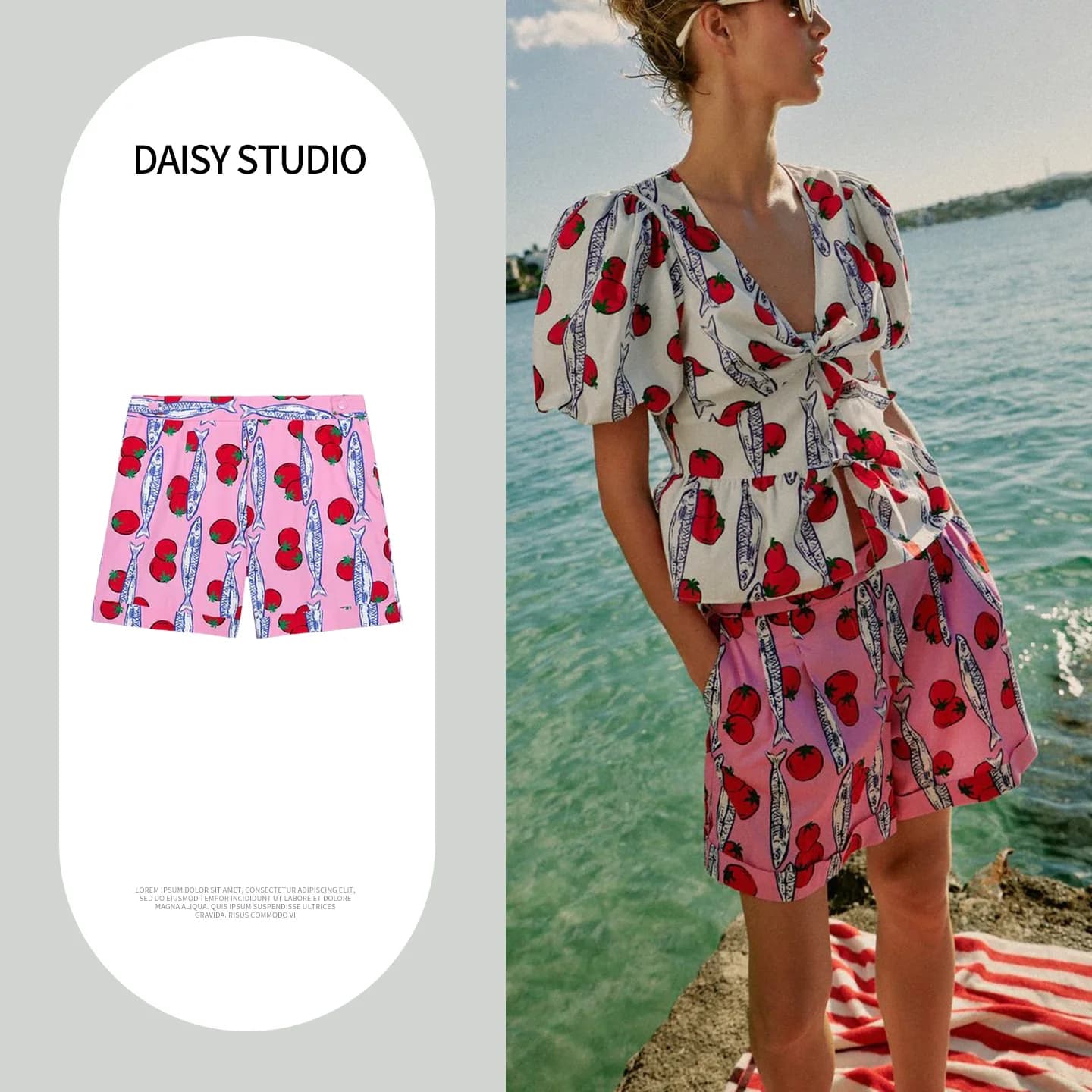 Pantaloncini Casual con Orlo Plissettato e Vita Arrotolabile, Stile Semplice, Nuovi Pantaloni Estivi da Donna in Fibra di Poliestere, Gamba Dritta