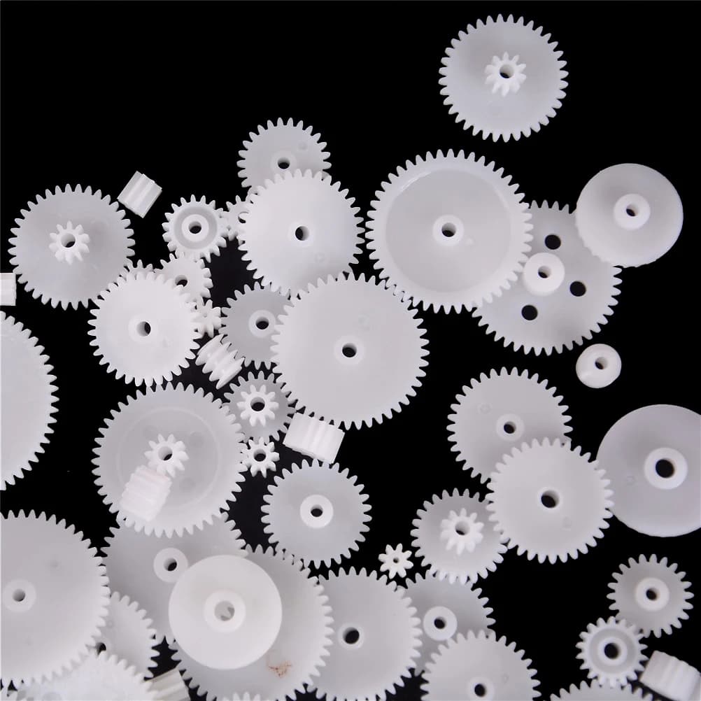 58 pz/set ruote dentate ingranaggi WSFS plastica tutti i moduli 0.5 parti del Robot 58 stili