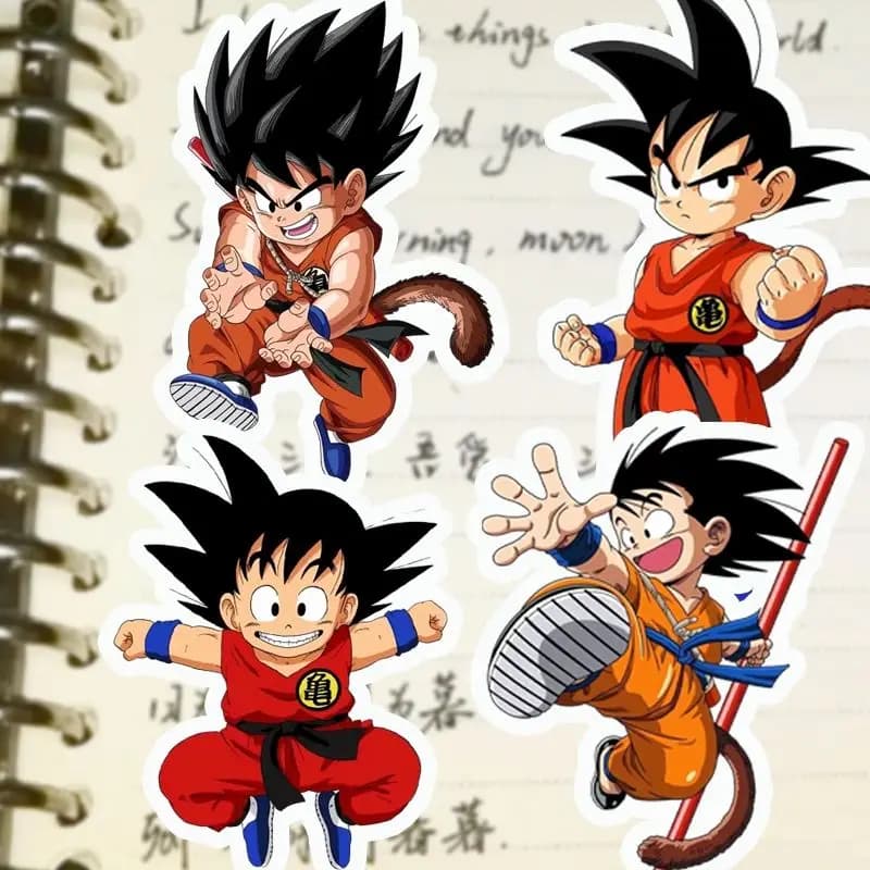 New Dragon Ball Sun Wukong stickers, two-dimensional animation peripheral notebooks, suitcases, refrigerator decoration stickers
