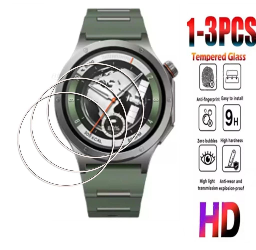 1-3PCS Vetro temperato per OnePlus Watch 2R Smart Watch One Plus Watch2R Watch3 Watch4 Protezione per lo schermo Pellicola trasparente antigraffio
