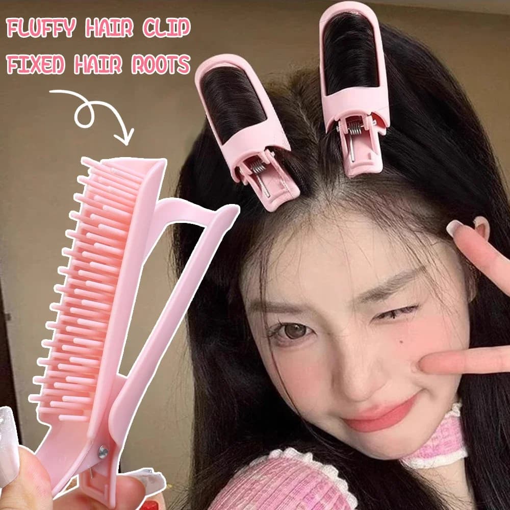 Clip per capelli volumizzanti per radici, 1/2 pezzi, per riccioli e frangia, clip per fissare e modellare, rullo volumizzante per capelli da donna