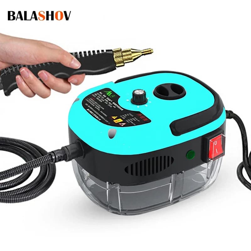 Pulitore a vapore Pulitore per condizionatore d'aria ad alta pressione per cucina domestica 2500W Macchina per la pulizia portatile Pulitore a vapore per auto