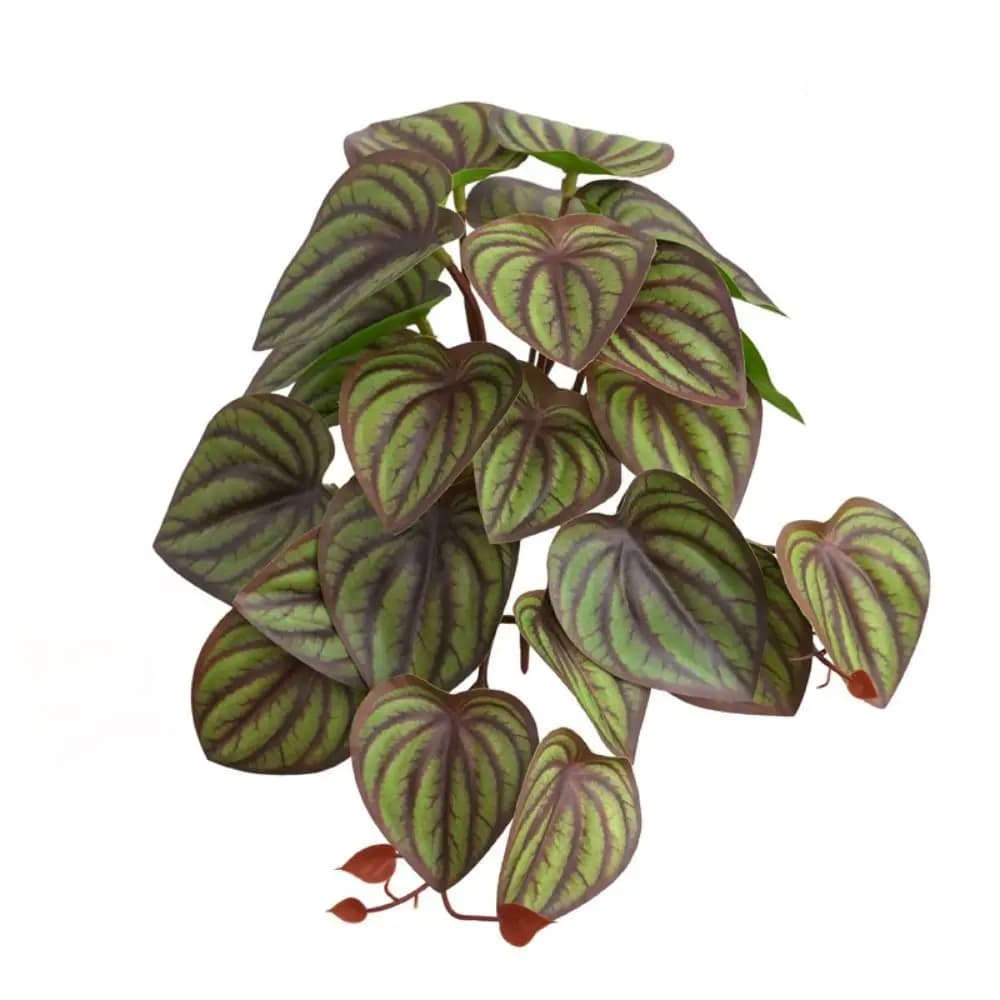 23 Artificial leaves of Green plants, Large leaves of Tropical plants, Green plants in Vase, Palm branches in Plastic Real Effect