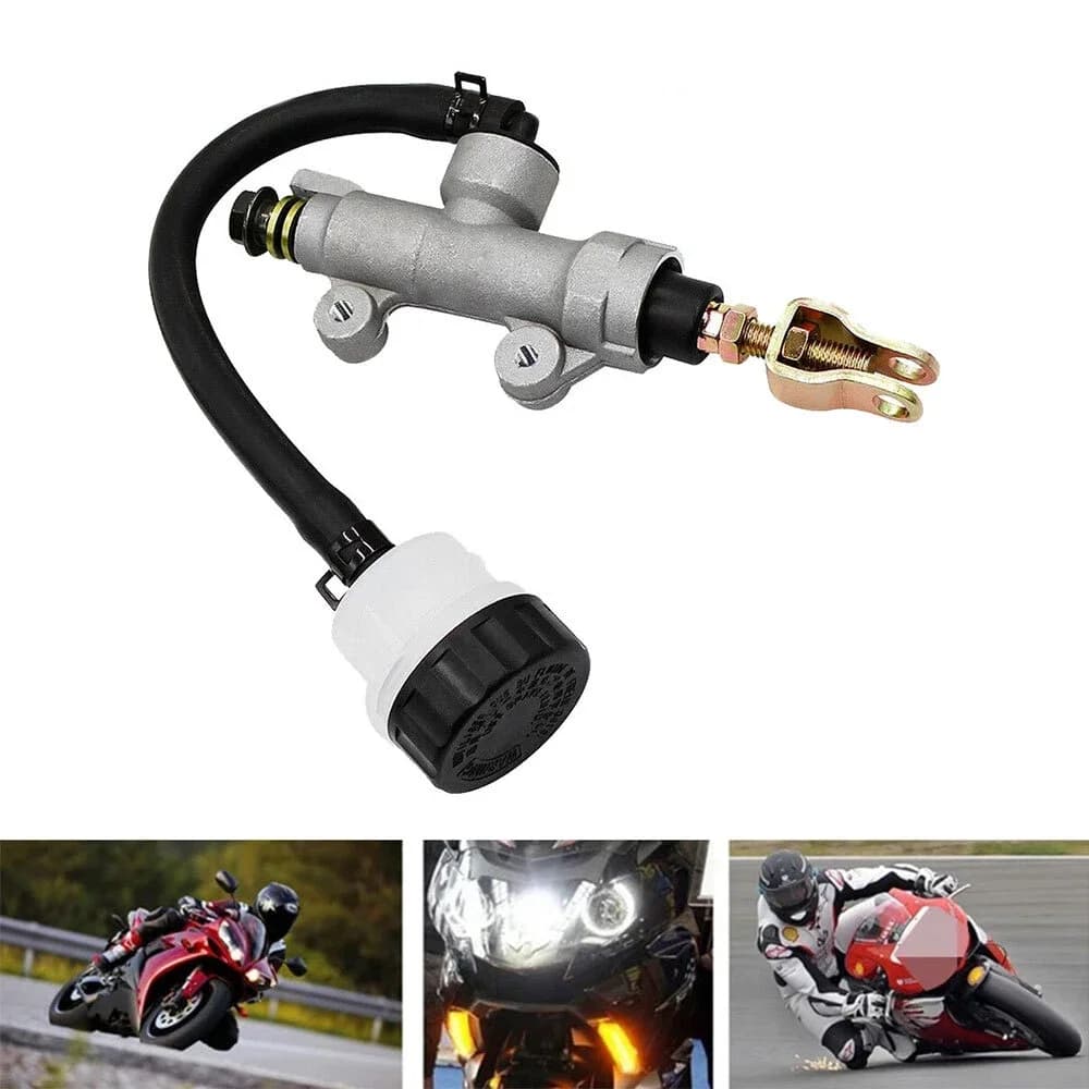Complete Rear Hydraulic Brake Master Cylinder With Reservoir Pump For Motorcycle ATV Dirt Bike Pit Bike