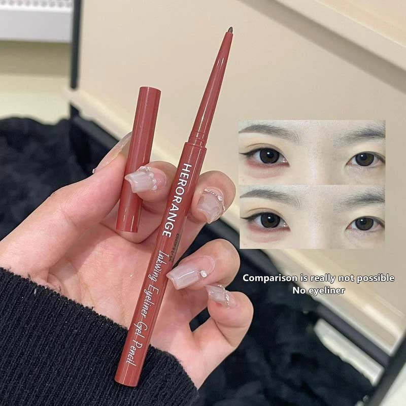 Matita eyeliner da 10 colori Impermeabile a lunga durata Nero Marrone Ombretto facile da indossare Stick per contorno per trucco baco da seta sdraiato